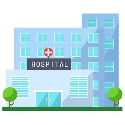 医院卡通建筑素材医疗医院大楼png素材