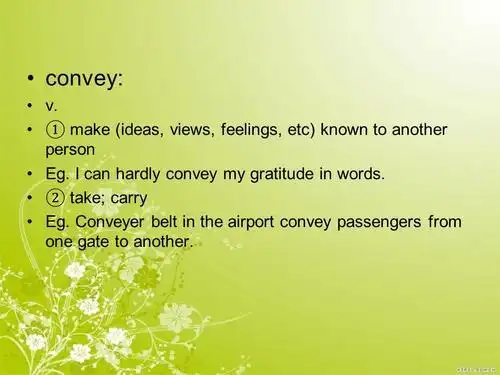 convey