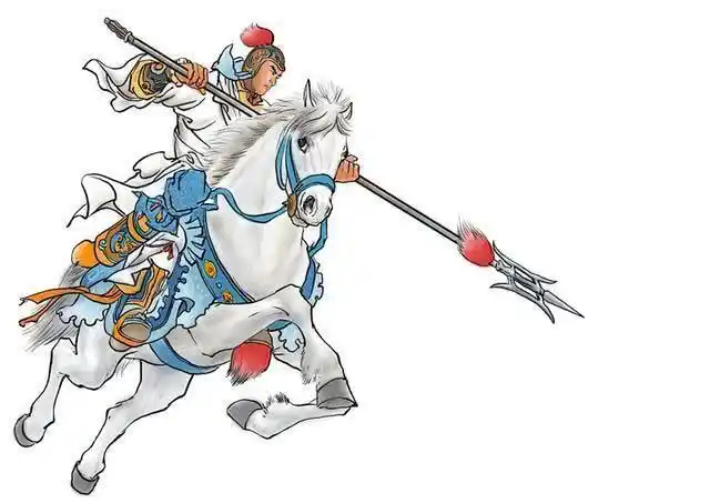 千军万马避白袍白马将军陈庆之