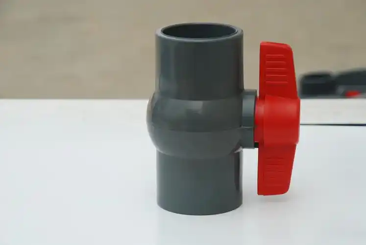 pvc一体球阀 活节球阀 水管阀门给水阀门_pvc球阀