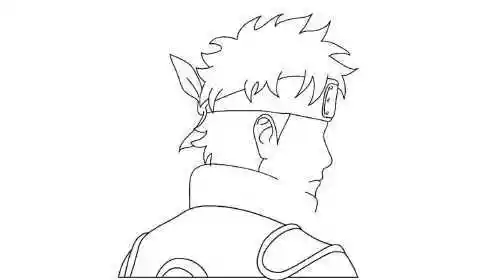 专业美术生教你画宇智波止水,画的怎么样?