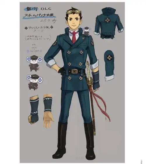 法庭辩论/大逆转裁判-成步堂龙之介的觉悟美术设定 - 资源海美图阁 -