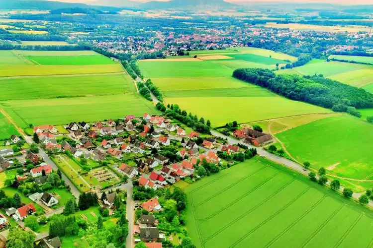 鸟瞰乡村_风景_poco摄影,旅行之美,德国