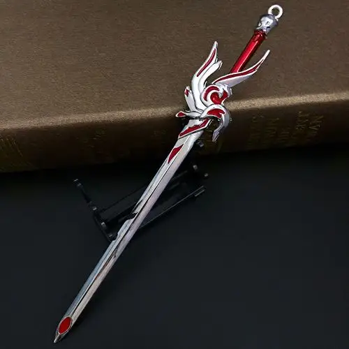 李白凤求凰的剑金属武器模型未开刃21cm游戏周边摆件玩具