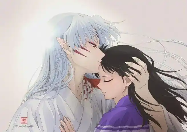 犬夜叉#来自日升官方动画师·佐藤寿子老师的 杀铃,杀生丸一家 的