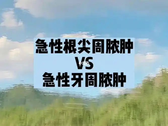 口腔医学急性根尖周脓肿与急性牙周脓肿