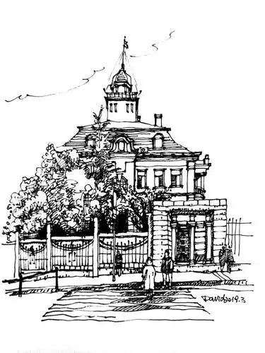 david张的城市风景速写赏析