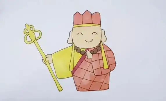 西游记唐僧简笔画教程