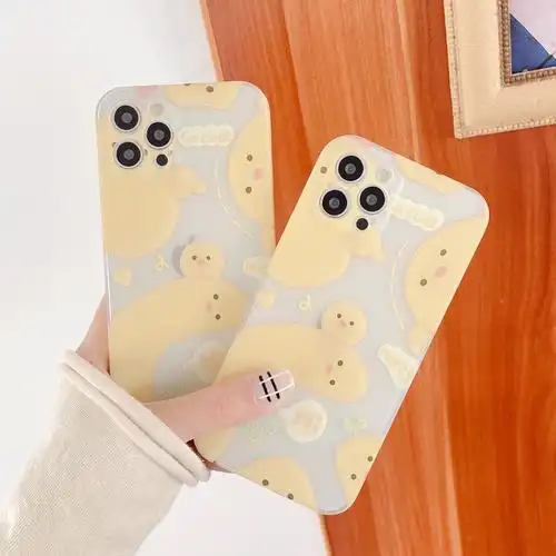 可爱黄色小鸡适用xs/xr女8plus软iphone13/12pro/max苹果11手机壳