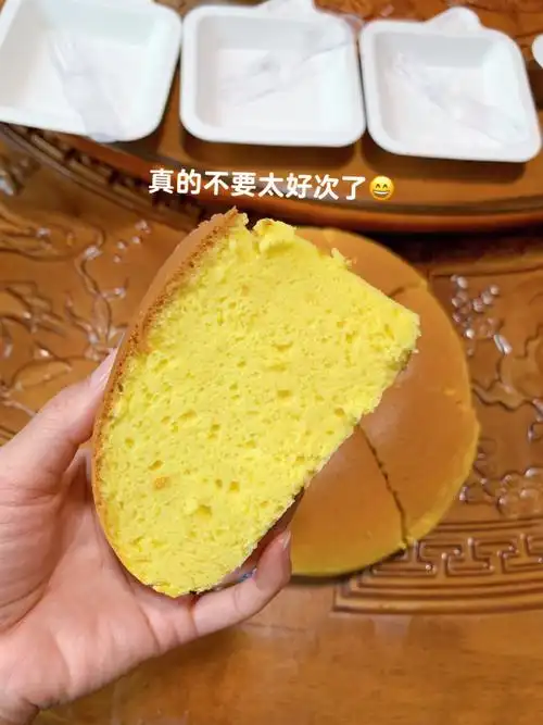 电饭煲轻松做蛋糕终于成功了