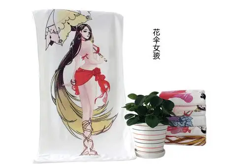 厂家直销魔术创意变色毛巾恶搞遇热脱衣超细纤维创意整人毛巾