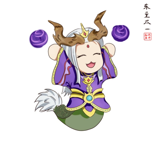 东皇太一_深井真菌__插画师作品_涂鸦王国gracg.com