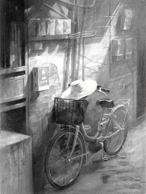 23专升本分享一组室外类的场景素描