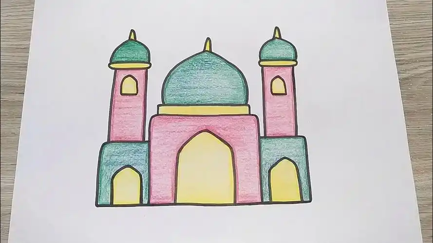 城堡简笔画~城堡儿童画