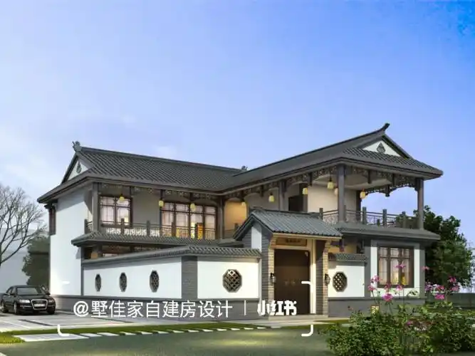 设计——————专注中式别墅敬业专业设计打造理想家园#别墅设计