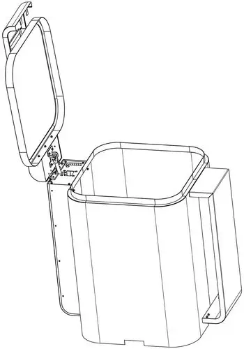 本外观设计产品的名称:垃圾桶.2.本外观设计产品的用途:用于收集垃圾.