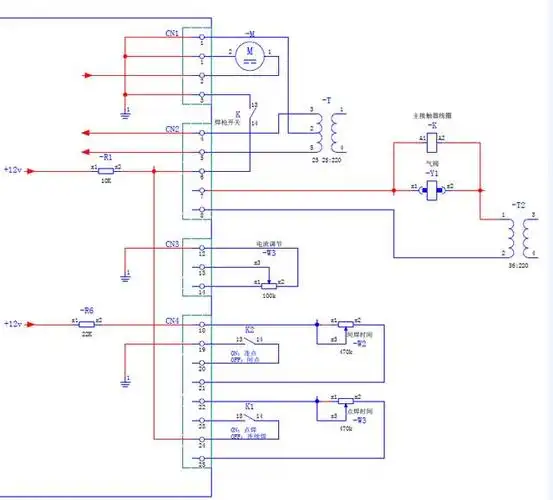 一款气保焊机nbc控制板接口及外围电路解析