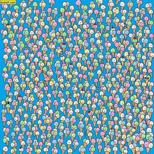 考眼力!你要花多少时间才能找到图中的棒棒糖