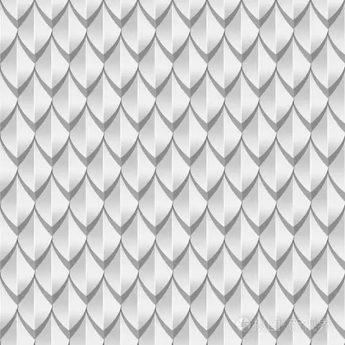 白色的龙鳞片无缝背景纹理