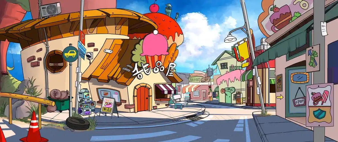 美味小镇 - tinkei - 原创作品 - 视觉中国(shijueme)