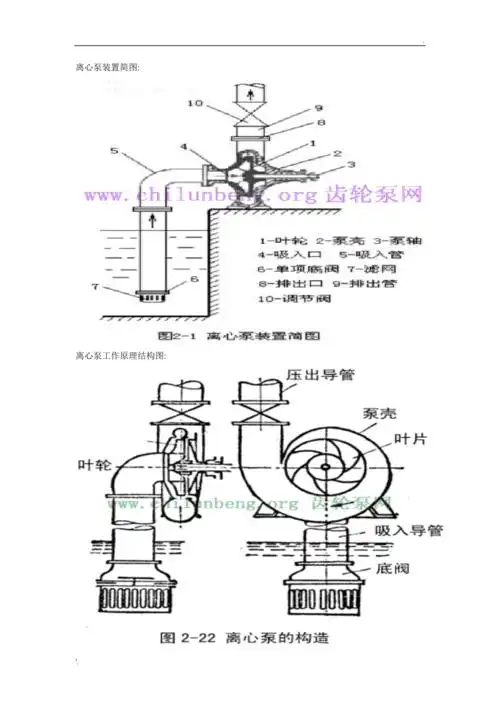 离心泵的结构图