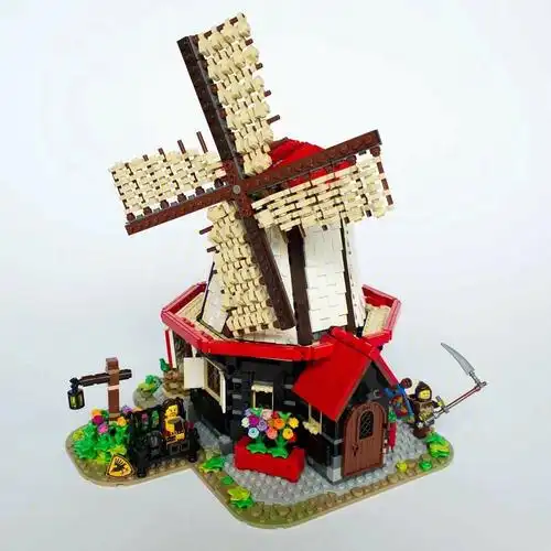 乐高lego中世纪风车moc