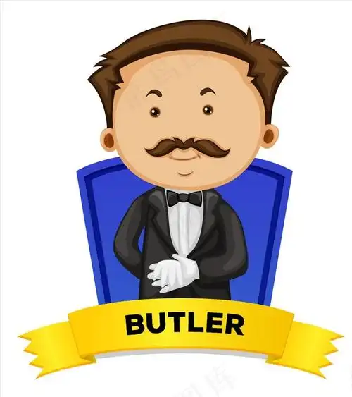 管家图片ai矢量模版下载