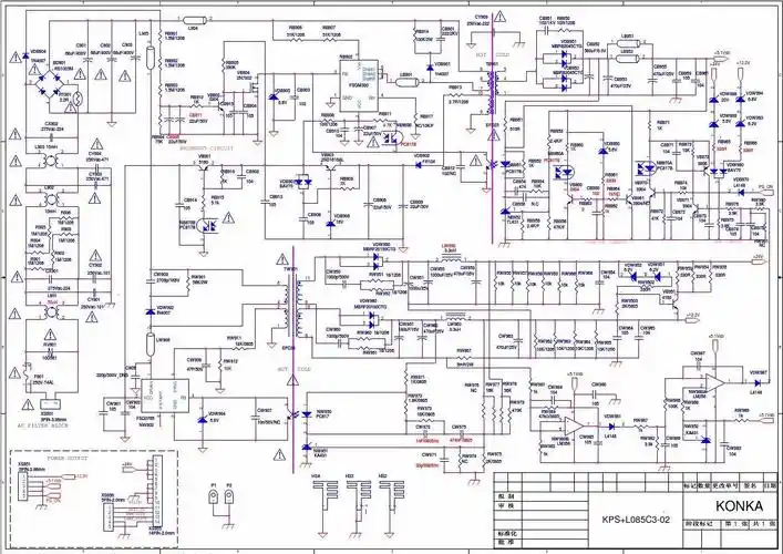 康佳液晶电源原理图35015751(34007787)