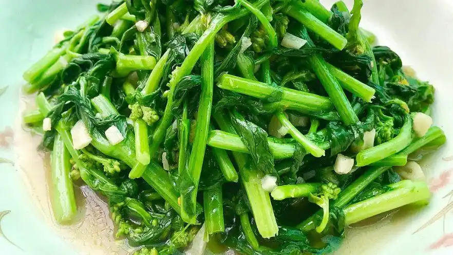 蒜蓉炒菜心 - 蒜蓉炒菜心做法,功效,食材 - 网上厨房