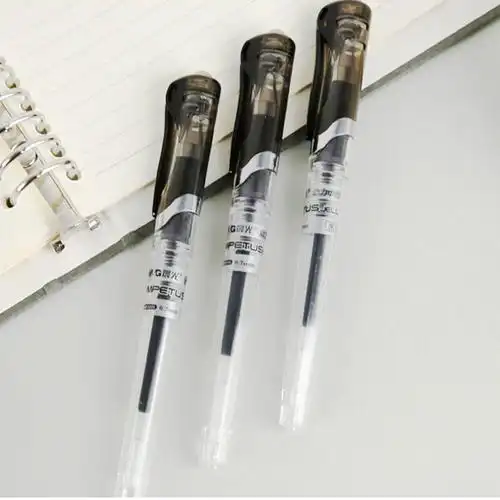 自营新品晨光中性笔天空5号gp1111黑07整盒起售12支盒