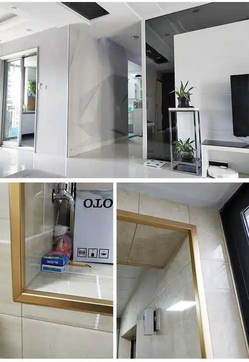 极窄收边条铝合金护瓷砖墙角保护条免打孔金属保护条防撞条阳角线墙角