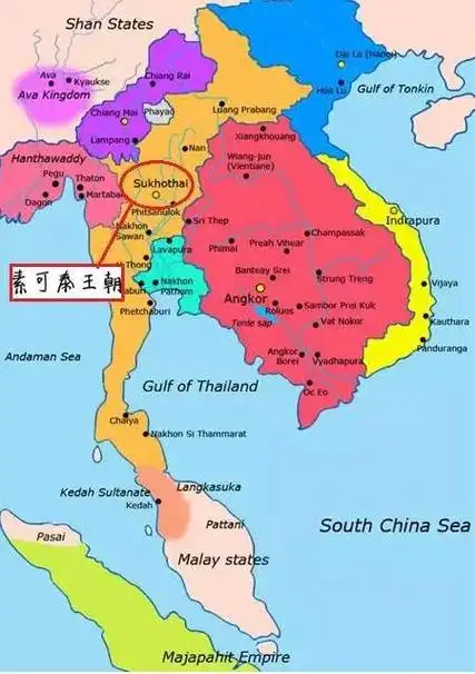 三分钟了解暹罗史曾经的清朝藩属与东南亚霸主英法夹缝求生存