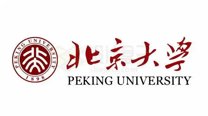 北京大学校徽图案带校名logo矢量图片素材aipng