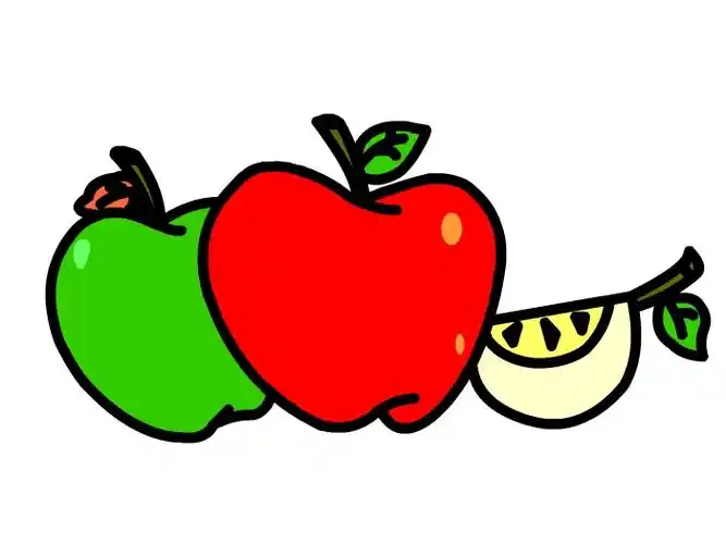苹果简笔画 苹果的画法-养娃家