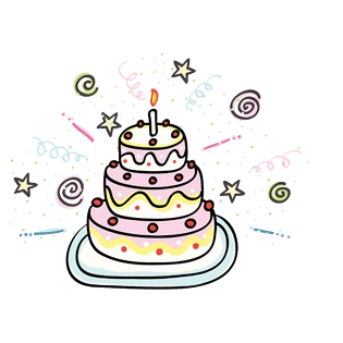 生日蛋糕卡通图片大全