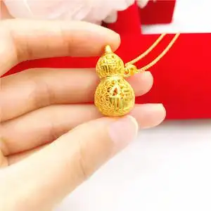 老凤祥黄金葫芦项链