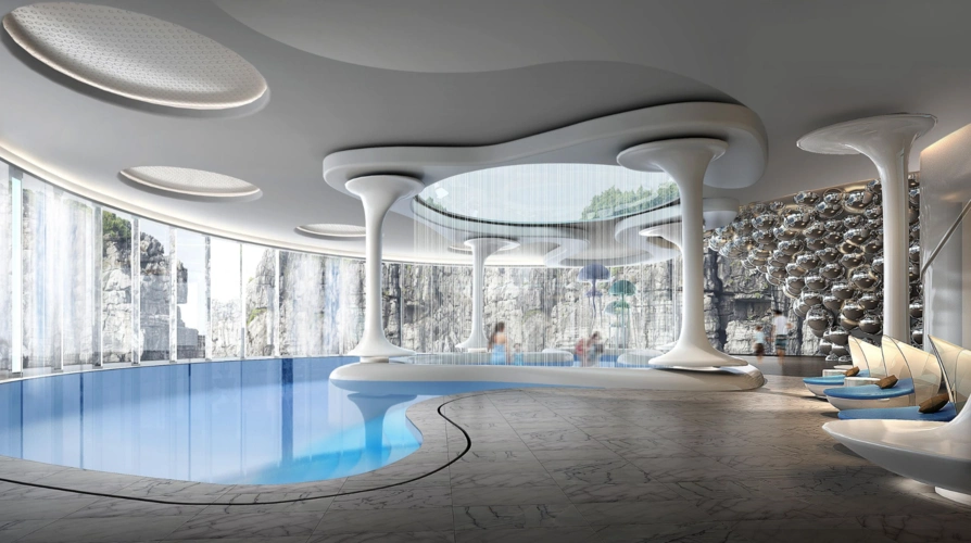 上海世茂深坑酒店正式开业耗时12年深入地下88米