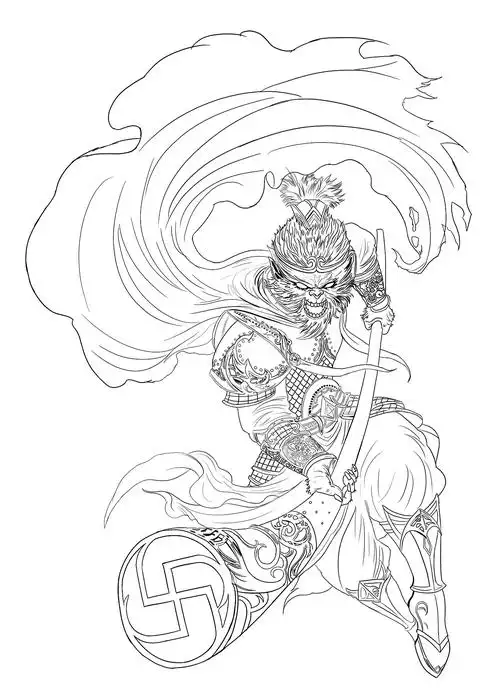 孙悟空|插画|创作习作|小宇今天学习了吗 - 原创作品 - 站酷 (zcool)