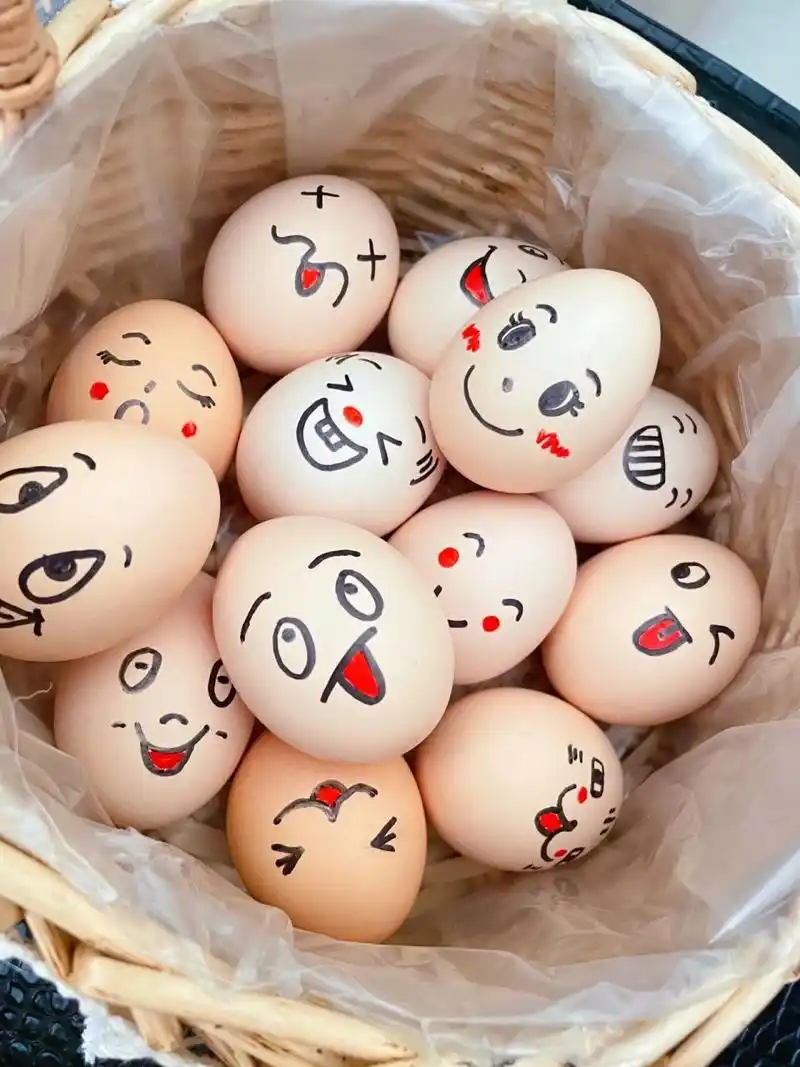 送给闺蜜的怀孕02礼物 种草了鸡蛋表情包,用心去市场挑了20个山鸡蛋