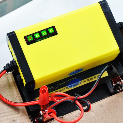 12伏汽车摩托车电瓶充电器12v铅酸干水蓄电池充电电瓶充电器