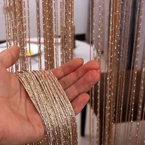 帘子隔断悬挂式屏风帘布帘隔断免打孔浴帘加密银丝线帘隔断帘婚庆吊顶