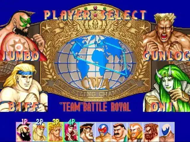 街机游戏经典街机游戏摔跤霸王中那些看起来比较惊艳的超必杀