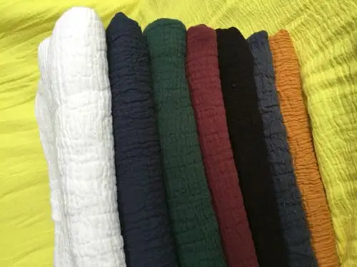 sc-03b 现货活性染色双层斜纹洗水绉布服装家纺面料