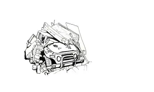 坍塌破碎|插画|插画习作|jemy_ - 原创作品 - 站酷