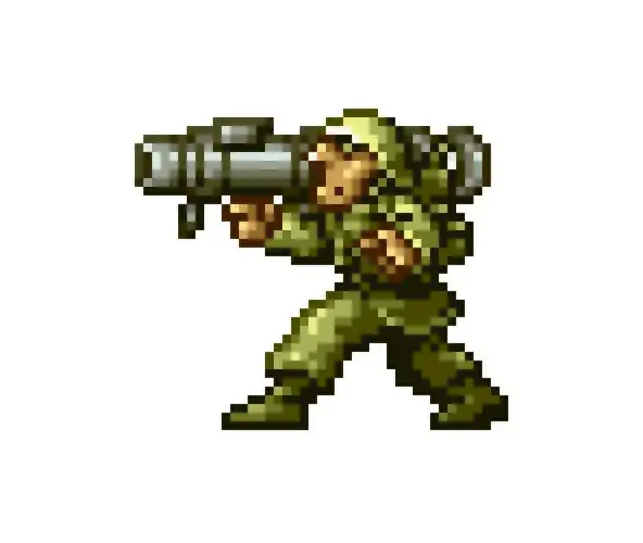 合金弹头像素画网格画图案欣赏