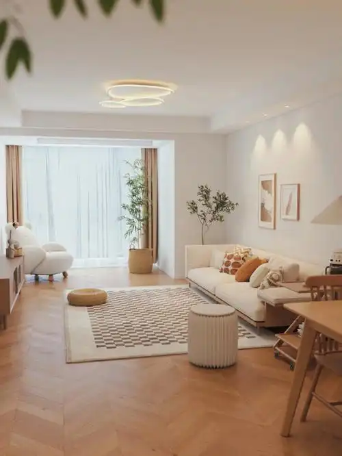 日系装修 | 原木色实木家具功课今天分享一些关于我家的装修思路户型