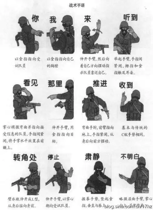 特种部队手语揭秘