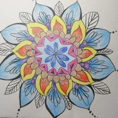 曼陀罗绘画彩铅基础