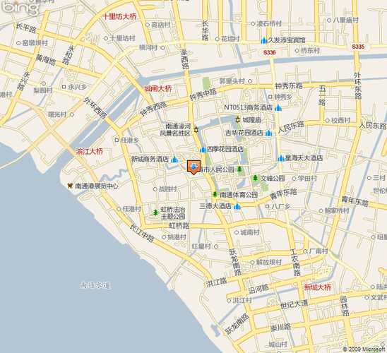 南通市崇川区地图