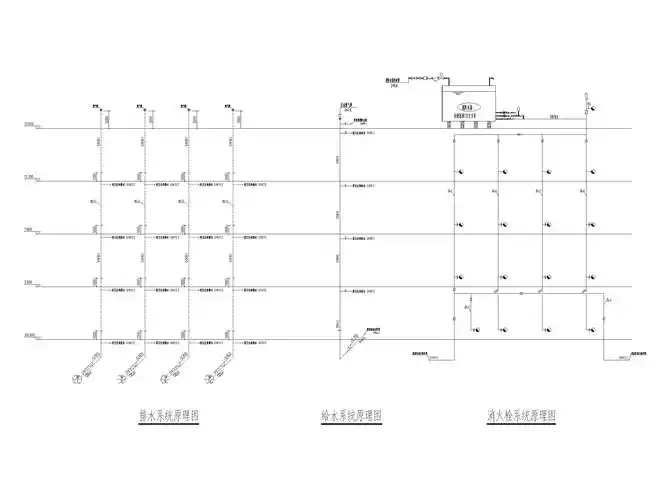 [遵义]多层教学楼给排水施工图纸
